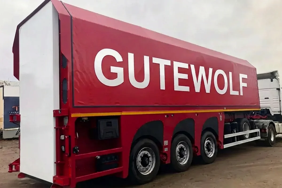Полуприцеп стекловоз GuteWolf Стандарт, А-образные стойки